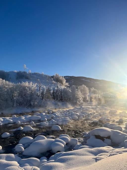 Delikat Hytte Omgitt Av Hallingdals Vakre Fjell Al Exterior photo