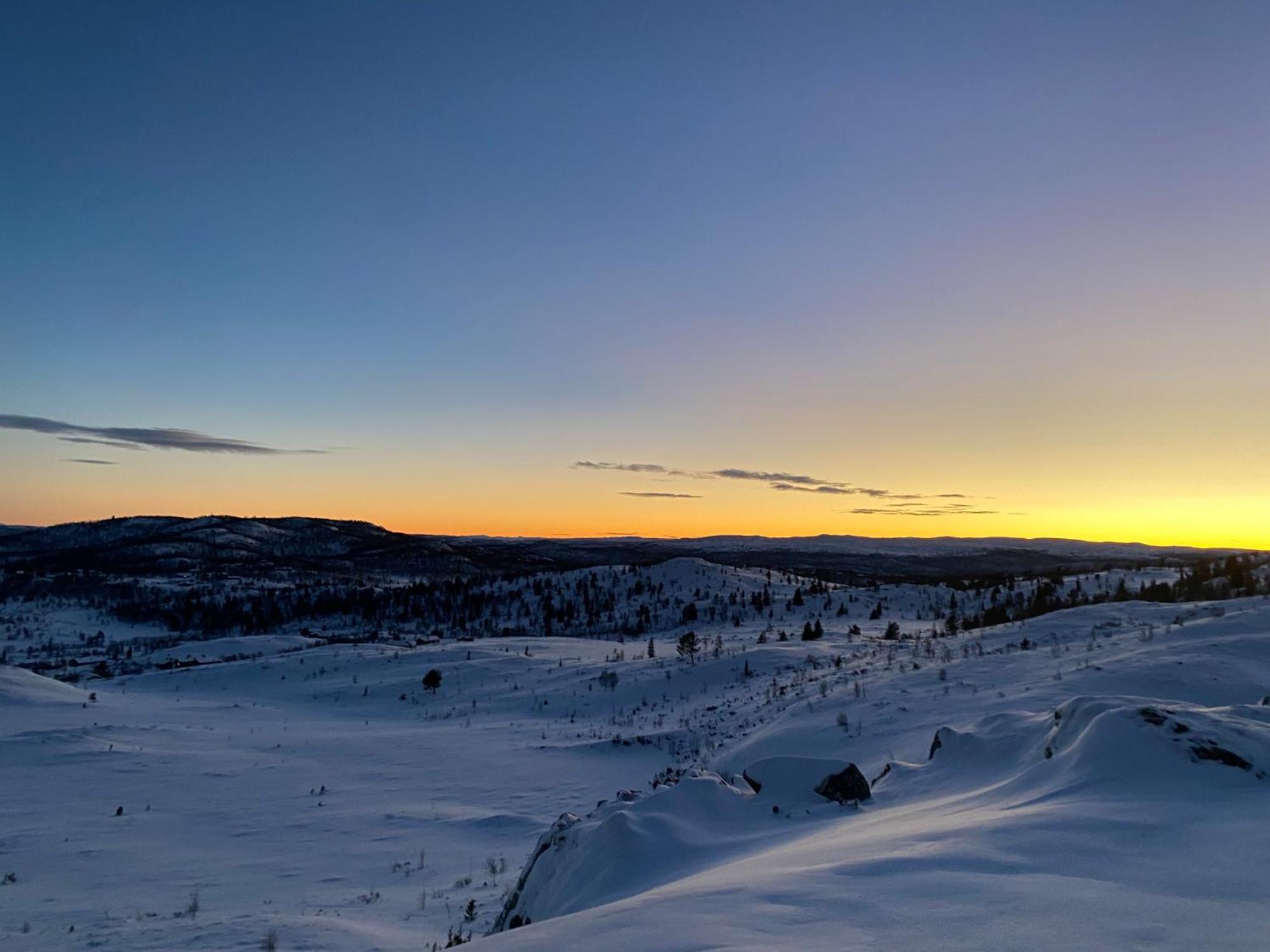 Delikat Hytte Omgitt Av Hallingdals Vakre Fjell Al Exterior photo